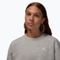 Felpa donna  Jordan Brooklyn Fleece dark grey heather/white 4