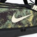 Nike Brasilia 9,5 60 l borsa da allenamento verde petrolio/nero/latte di cocco 4