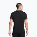 Polo da tennis da uomo Nike Court Heritage nero/bianco 3
