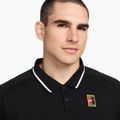 Polo da tennis da uomo Nike Court Heritage nero/bianco 4