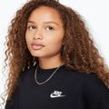Felpa Nike Sportswear Club Fleece bianco/nero per bambini 4