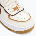 Nike Air Force 1 Shadow scarpe da donna vela/flax/sesamo/marrone 7