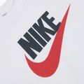 Maglietta per bambini Nike Sportswear white/obsidian/university red 3