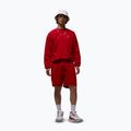 Felpa da uomo Nike Jordan Brooklyn Fleece Crew gym red/white 2