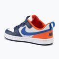 Scarpe Nike Court Borough Low da bambino Recraft bianco/navy/arancio 3