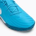 Nike Phantom GX II Academy TF bambini scarpe da calcio blu fury/bianco 7