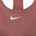 Reggiseno da allenamento Nike Swoosh Medium Support rosa canyon/bianco 3