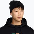 Berretto invernale Nike Peak Swoosh Beanie black/white