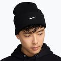 Berretto invernale Nike Peak Swoosh Beanie black/white 4