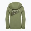 Felpa Nike Sportswear Standard Issue verde petrolio da bambino 2