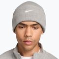 Berretto invernale Nike Peak Swoosh Beanie dark grey heather/white