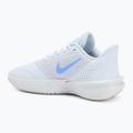 Nike precisione 7 calcio grigio / puro platino / polvere di prugna / impulso reale uomini scarpe da basket 3