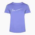 Maglietta da corsa Nike One Dri-Fit royal pulse/verde vintage da donna