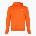 Felpa con cappuccio Nike Sportswear Club Fleece Uomo arancione di sicurezza/arancione di sicurezza/bianco