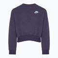 Felpa da bambino Nike Sportswear Club Fleece, color uvetta scuro/bianco
