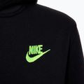Felpa Nike Sportswear Club Fleece da bambino nero/giallo 3