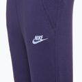 Pantaloni da bambino Nike Sportswear Club Fleece uvetta scuro / uvetta scuro / bianco 3