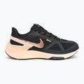 Nike Structure 25 donne scarpe da corsa nero / tinta cremisi / antracite / bronzo rosso metallizzato 2