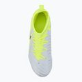 Nike Phantom Luna 2 Academy FG/MG argento metallizzato/volt/nero scarpe da calcio per bambini 5