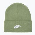 Berretto invernale da bambino Nike Peak oil verde/bianco