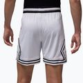 Pantaloncini da basket da uomo Nike Jordan Mesh Diamond 4" white/black/black 4