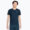 Maglietta da tennis Nike Court Dri-Fit Advantage uomo, armeria marina / bianco