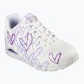 SKECHERS scarpe da donna JGoldcrown Uno Spread The Love bianco/viola chiaro