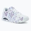 SKECHERS scarpe da donna JGoldcrown Uno Spread The Love bianco/viola chiaro