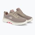 Scarpe SKECHERS Go Walk 7 Clear Path donna taupe/rosa 4