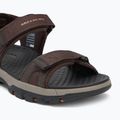 SKECHERS Tresmen Ryer sandali da uomo cioccolato 7