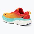 Scarpe da corsa da donna HOKA Bondi 8 cerise/cloudless 3