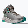 Scarpe da trekking da uomo HOKA Trail Code GTX grigio galattico/acqua elettrica 8