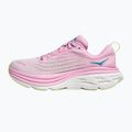 Scarpe da corsa da donna HOKA Bondi 8 rosa twilight/waterpark 10