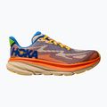 HOKA Clifton 9 scarpe da corsa per bambini ultramarine/elettrico mandarino 9