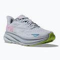 Scarpe da corsa da donna HOKA Clifton 9 Wide gull/sea ice 8