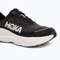 Scarpe da corsa da uomo HOKA Skyflow Wide nero/bianco 7