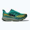 Scarpe da corsa da donna HOKA Stinson 7 electirc aqua/oceanic 9