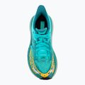 Scarpe da corsa da donna HOKA Stinson 7 electirc aqua/oceanic 5