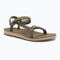 Sandali Teva Original Universal Slim Lea da donna in oliva bruciata