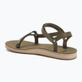 Sandali Teva Original Universal Slim Lea da donna in oliva bruciata 3
