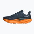 Scarpe da corsa da uomo HOKA 9 GTX stormy skies/orange zest 3