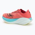 Scarpe da corsa da donna HOKA Mach X 2 pompelmo/corallo elettrico 3