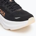 Scarpe da corsa da donna HOKA Bondi 9 nero/oro rosa 7