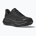 Scarpe da corsa da donna HOKA Bondi 9 Wide nero/nero