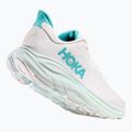Scarpe da corsa da donna HOKA Clifton 10 bianco/cielo blu 4