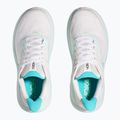 Scarpe da corsa da donna HOKA Clifton 10 bianco/cielo blu 5