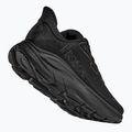 Scarpe da corsa da uomo HOKA Clifton 10 Wide nero/nero 4