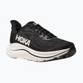 Scarpe da corsa da donna HOKA Clifton 10 Wide nero/bianco