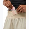 Pantaloncini da corsa da donna HOKA Skyglide oatmeal 5
