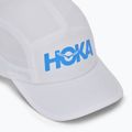 Cappellino con visiera HOKA Run bianco 3